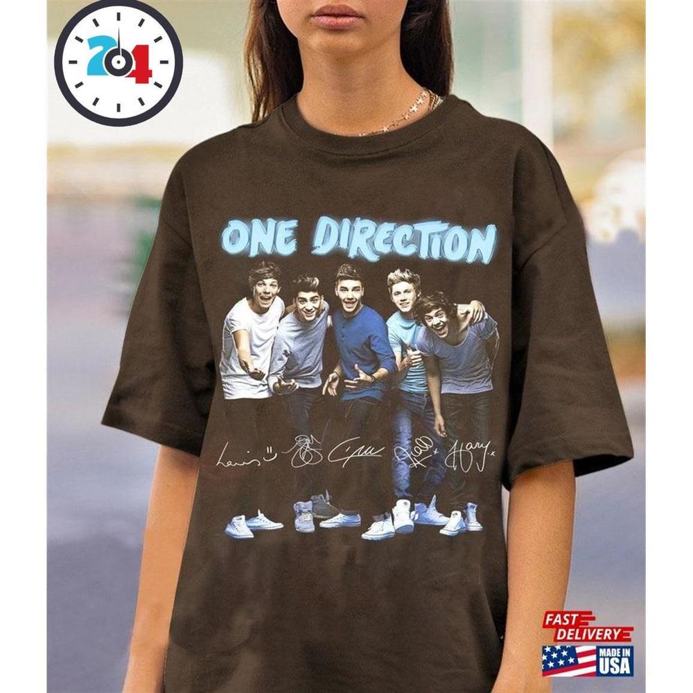 One Direction Shirt Members Signature Direc Unisex
